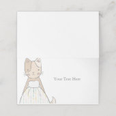 猫婚礼疯狂 主题 婚前婴儿派对 プレイスカード (外部開封)