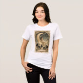 猫婦人-01 トライブレンドTシャツ (正面全面)