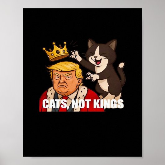 猫嫌いに朗報 クールなクラシックデザイン ポスター (正面)
