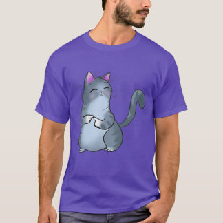 猫嫌い指 Tシャツ