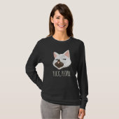 猫嫌い 猫 猫ママ ネコ好き 猫飼いさん Tシャツ (正面フル)
