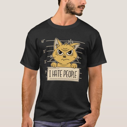 猫嫌い Tシャツ (正面)