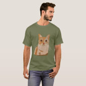 猫子猫かわいい猫 Tシャツ (正面フル)