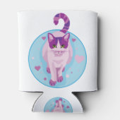 猫子猫ニャーピンクキッテンペルシャ猫 缶クーラー (裏面)