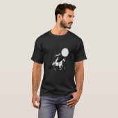 猫子猫ユニコーンギャロピンホースファンタジーランダムa tシャツ (正面フル)