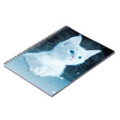 猫子猫雪芸術動物自然 ノートブック (左側)