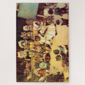 猫学校の子猫たち、ルイ·ワイン ジグソーパズル (縦)