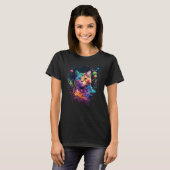 猫宇宙猫銀河系子猫宇宙子猫1 Tシャツ (正面フル)