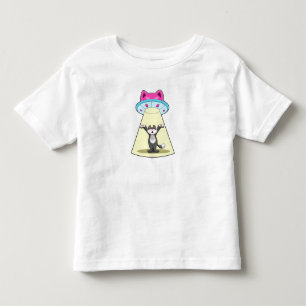 猫宇宙船 トドラーTシャツ