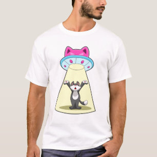 猫宇宙船 Tシャツ