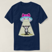 猫宇宙船 Tシャツ (デザイン正面)