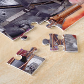 猫宇宙連盟ポスター ジグソーパズル (側面)