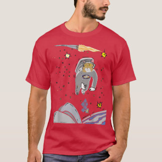 猫宇宙飛行士スターキャット宇宙アストロキャットT Tシャツ