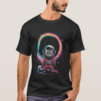 猫宇宙飛行士天文学天体物理学科学者ブラ Tシャツ