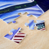 猫宇宙飛行士宇宙 ジグソーパズル (側面)