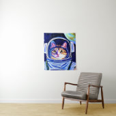 猫宇宙飛行士宇宙 タペストリー (インサイチュ)