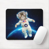 猫宇宙飛行士宇宙 マウスパッド (マウス)