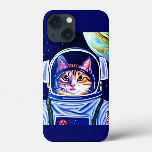 猫宇宙飛行士宇宙 Case-Mate iPhoneケース (裏面)
