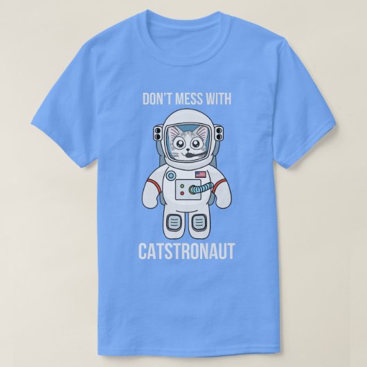 猫宇宙飛行士宇宙T CATSTRONAUT Tee Tシャツ (デザイン正面)