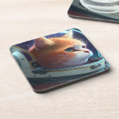 猫宇宙飛行士 コースター (左側)