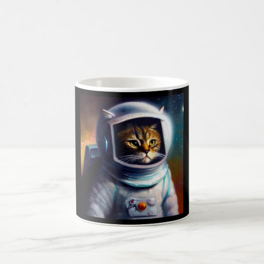 猫宇宙飛行士 コーヒーマグカップ (中央)