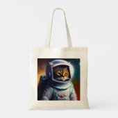 猫宇宙飛行士 トートバッグ (裏面)