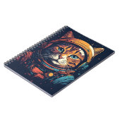 猫宇宙飛行士 ノートブック (左側)