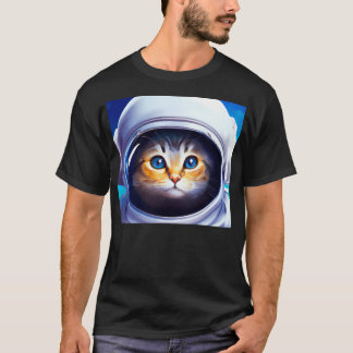 猫宇宙飛行士 Tシャツ