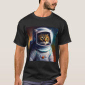 猫宇宙飛行士 Tシャツ (正面)