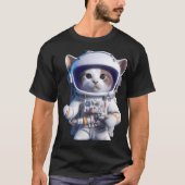 猫宇宙飛行士 Tシャツ (正面)