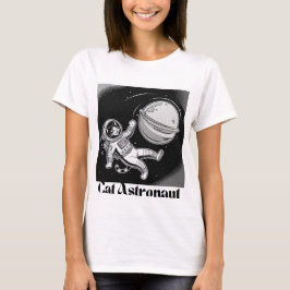 猫宇宙飛行士 Tシャツ