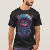 猫宇宙飛行士 Tシャツ (正面)
