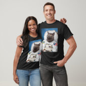 猫宇宙飛行士tシャツ - 猫宇宙飛行士の宇宙旅行 s tシャツ (ユニセックス)