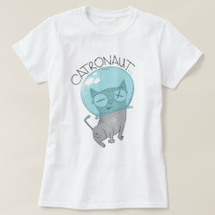 猫宇宙飛行士Tシャツ Tシャツ
