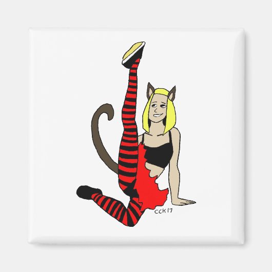 猫少女  マグネット (正面)