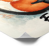 猫居心地の良い猫ラブアートポスターウォールアート ポスター (角)