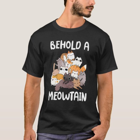 猫山を見よ Tシャツ (正面)