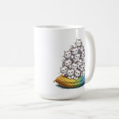 猫山可愛おもしろいい猫好き コーヒーマグカップ (正面右)