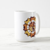 猫山可愛おもしろいい猫好き コーヒーマグカップ (正面右)