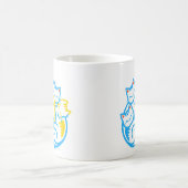 猫山可愛おもしろいい猫好き コーヒーマグカップ (中央)