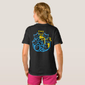 猫山可愛おもしろいい猫好き Tシャツ (裏面フル)