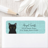 猫差出人住所ラベル ラベル (インサイチュ)