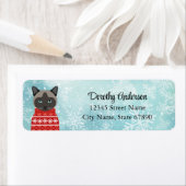 猫差出人住所ラベル ラベル (インサイチュ)