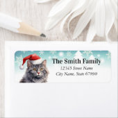 猫差出人住所ラベル ラベル (インサイチュ)