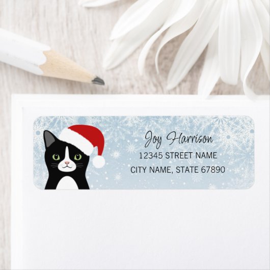 猫差出人住所ラベル ラベル (インサイチュ)