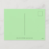 猫幽霊九人墓地不気味フォーク シーズンポストカード (裏面)