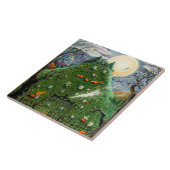 猫幽霊九人墓地不気味フォーク タイル (側面)