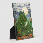 猫幽霊九人墓地不気味フォーク フォトプラーク (側面)