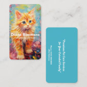 猫座りサービス 名刺 (正面/裏面)