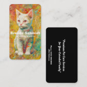 猫座りサービス 名刺 (正面/裏面)